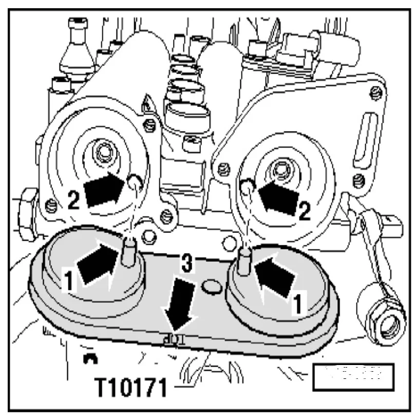 фиксатор вала двигателей VW-Audi 1.4/1.6